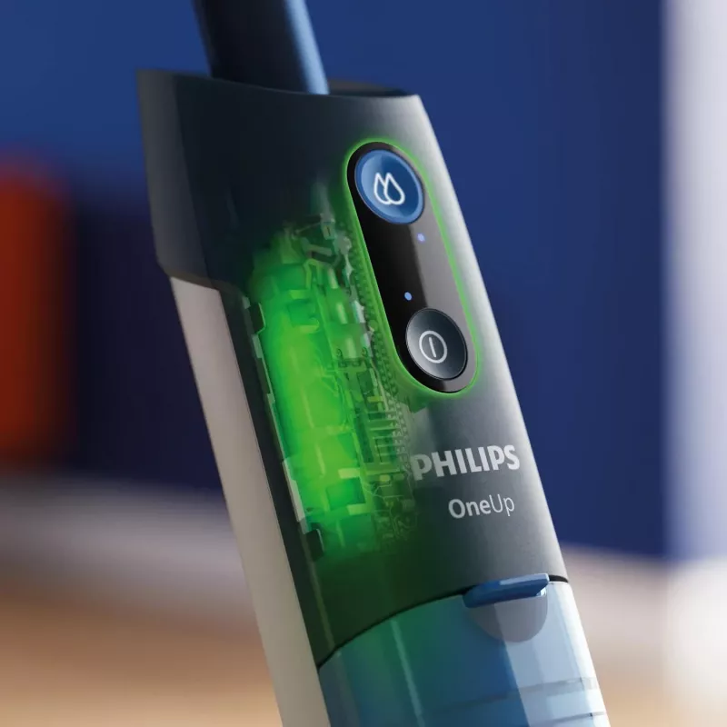 Philips 5000 series OneUp Electric Mop, Kabelloser Wischmopp, 0,178 L, Blau, 0,281 L, 70 Min., 350 mm