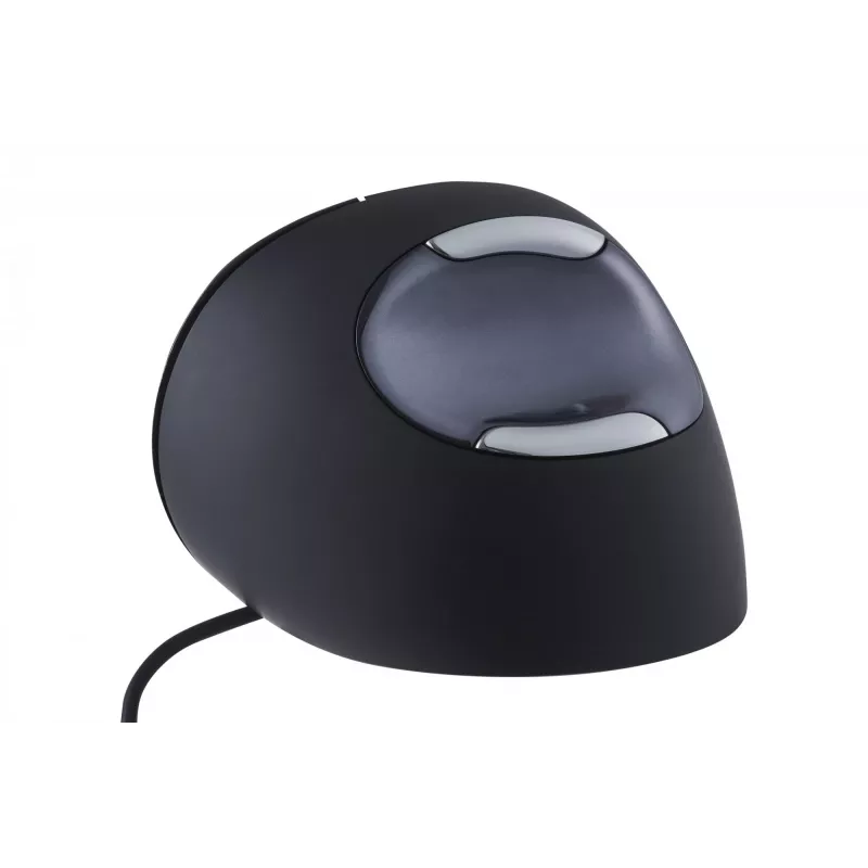 BakkerElkhuizen Evoluent D Medium, Rechtshänder, Vertikales Design, Laser, USB Typ-A, 3200 DPI, Schwarz