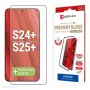 Displex Full Cover Screen Protector (10H) für Samsung Galaxy S24+/S25+, Eco-Montagerahmen, Full Cover