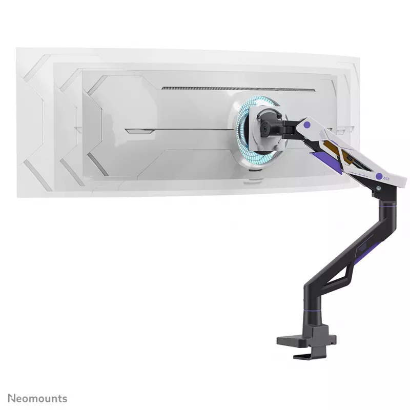 Neomounts DS70-256BL1 Gaming-Monitorarm für 24–57 Zoll Bildschirme, Gasfeder, Topfix, 30 kg Kapazität, VESA 75–200 mm