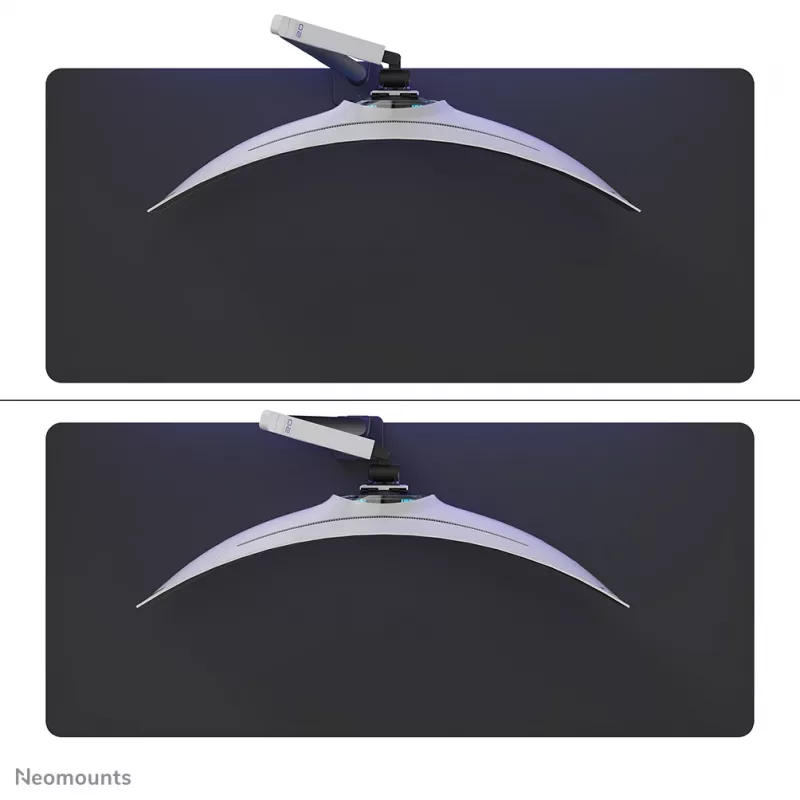 Neomounts DS70-256BL1 Gaming-Monitorarm für 24–57 Zoll Bildschirme, Gasfeder, Topfix, 30 kg Kapazität, VESA 75–200 mm