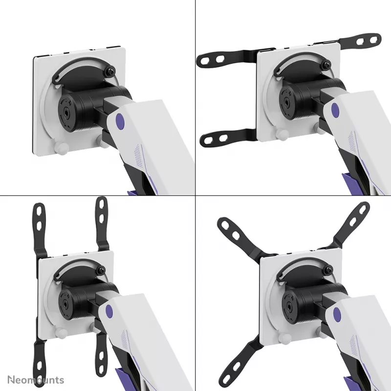 Neomounts DS70-256BL1 Gaming-Monitorarm für 24–57 Zoll Bildschirme, Gasfeder, Topfix, 30 kg Kapazität, VESA 75–200 mm