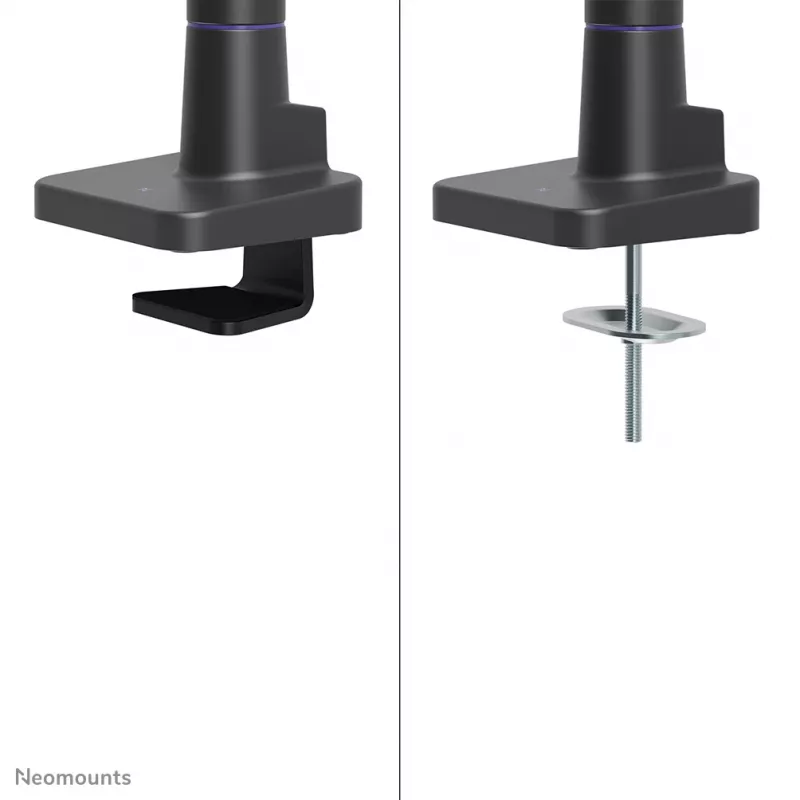 Neomounts DS70-256BL1 Gaming-Monitorarm für 24–57 Zoll Bildschirme, Gasfeder, Topfix, 30 kg Kapazität, VESA 75–200 mm