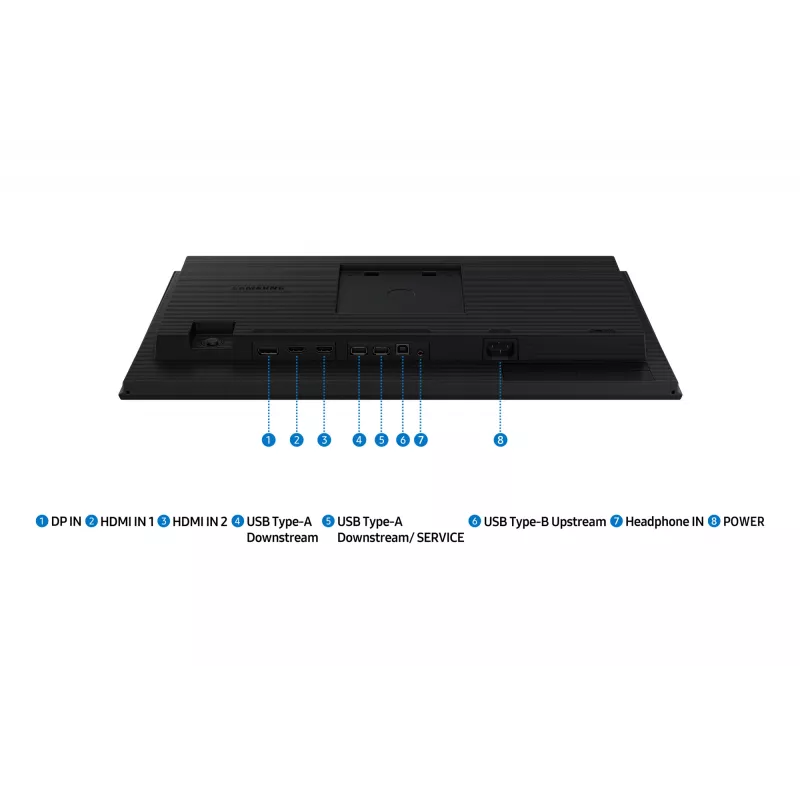 Monitor Samsung S40GD 22 Zoll (55,9 cm) Full HD 1920x1080 LCD 5 ms 178° USB 2.0 VESA höhenverstellbar Schwarz