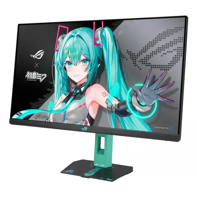ASUS ROG Strix XG27ACMEG-G Hatsune Miku Edition Computer-Monitor 68,6 cm (27 Zoll) 2560 x 1440 Pixel Wide Quad HD LCD Mehrfarbig
