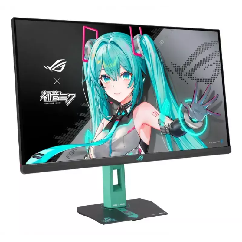 ASUS ROG Strix XG27ACMEG-G Hatsune Miku Edition Computer-Monitor 68,6 cm (27 Zoll) 2560 x 1440 Pixel Wide Quad HD LCD Mehrfarbig