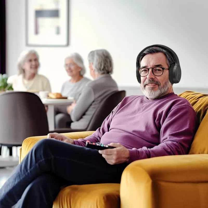Kopfhörer Hama 00221847 Kabelgebunden & Kabellos Bluetooth Schwarz