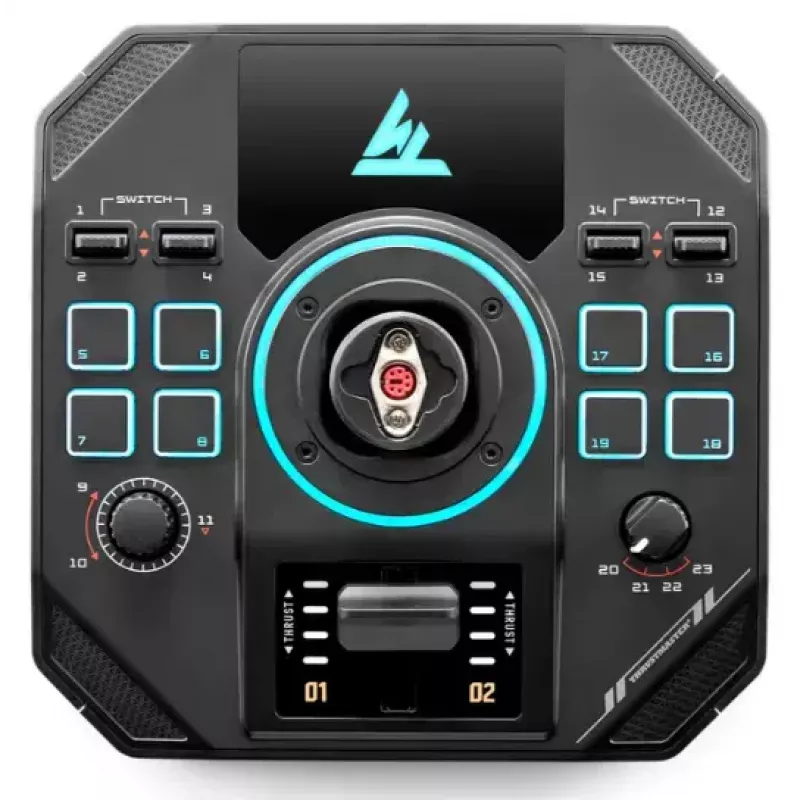 Thrustmaster Sol-R 4 HOTAS Schwarz USB Joystick + Motorkontrollhebel Analog / Digital PC