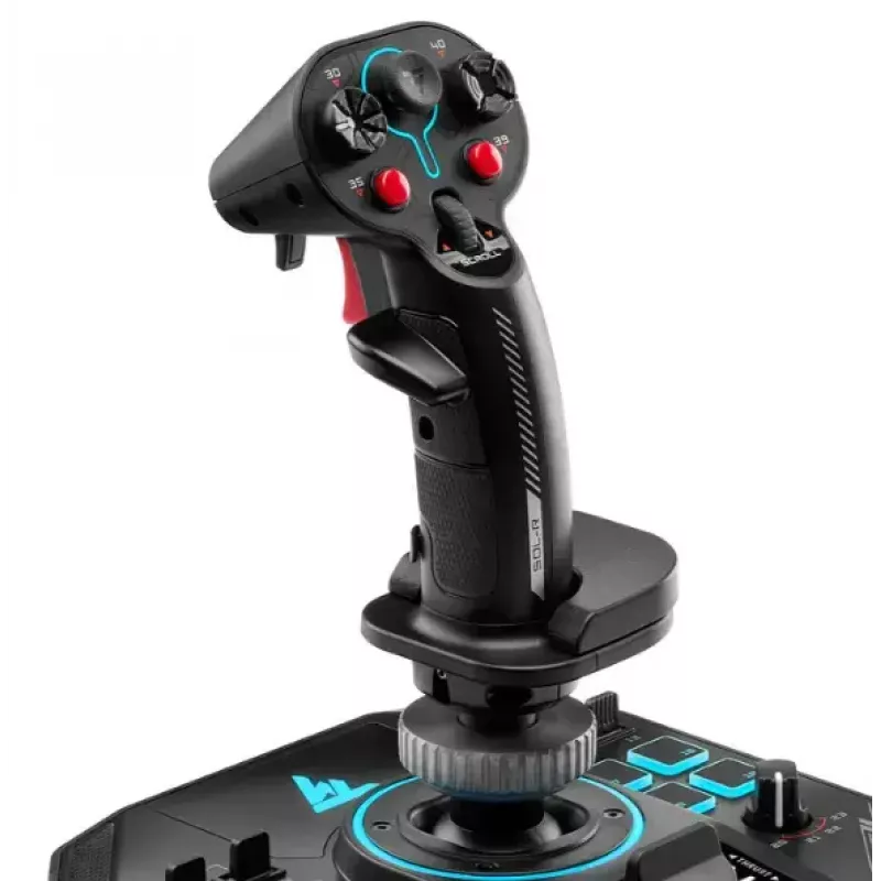 Thrustmaster Sol-R 4 HOTAS Schwarz USB Joystick + Motorkontrollhebel Analog / Digital PC
