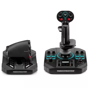 Thrustmaster Sol-R 4 HOTAS Schwarz USB Joystick + Motorkontrollhebel Analog / Digital PC