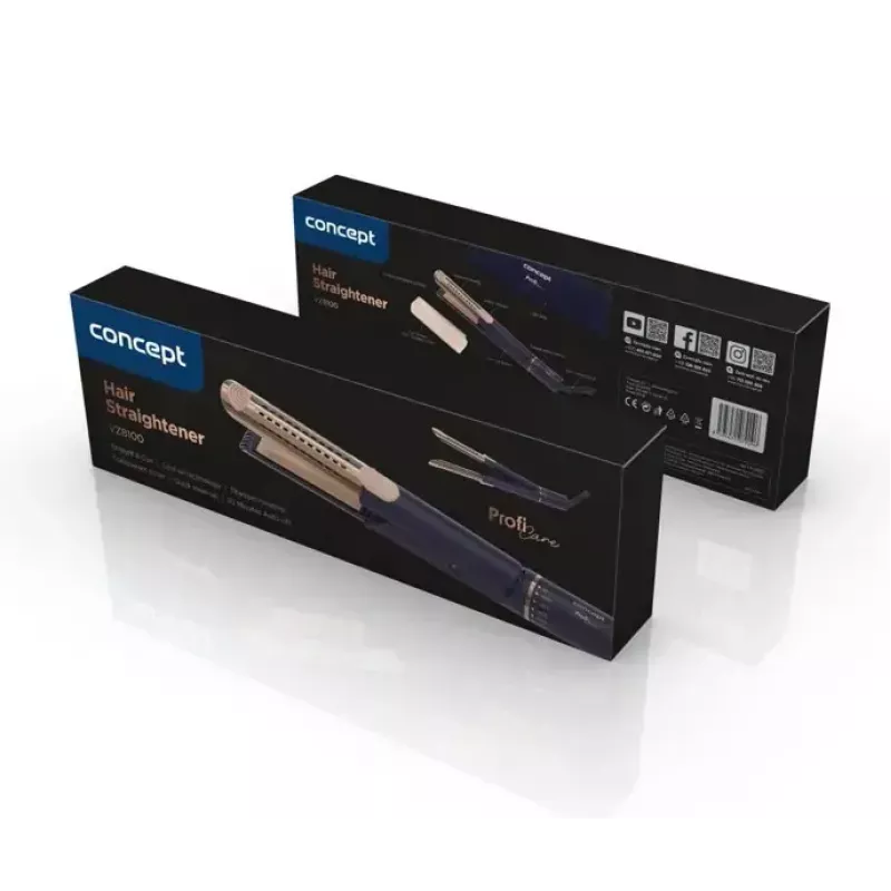 Concept Profi Care VZ8100 Haarglätter, blau/gold