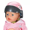 Puppenhelm ZAPF BABY born E-Scooter Helm 43 cm — Textil/Kunststoff, mehrfarbig, Alter 3–12