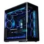 ZALMAN P60 Schwarz PC Midi Tower Gehäuse – ATX/Mini-ITX, gehärtetes Glas, 3x120mm Seiten- + 2x120mm Hecklüfter, 290×475×478 mm