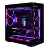 ZALMAN P60 Schwarz PC Midi Tower Gehäuse – ATX/Mini-ITX, gehärtetes Glas, 3x120mm Seiten- + 2x120mm Hecklüfter, 290×475×478 mm