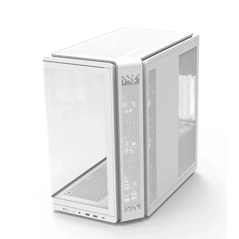 PC-Gehäuse ZALMAN P60 Mid-Tower mit 5x ARGB-Lüftern, weiß