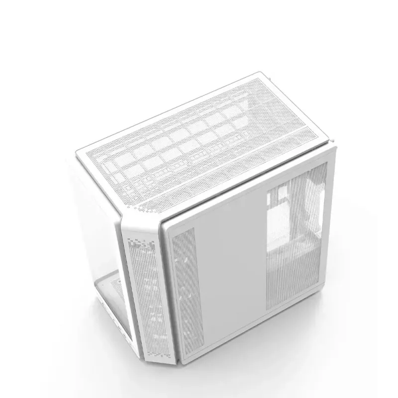 PC-Gehäuse ZALMAN P60 Mid-Tower mit 5x ARGB-Lüftern, weiß