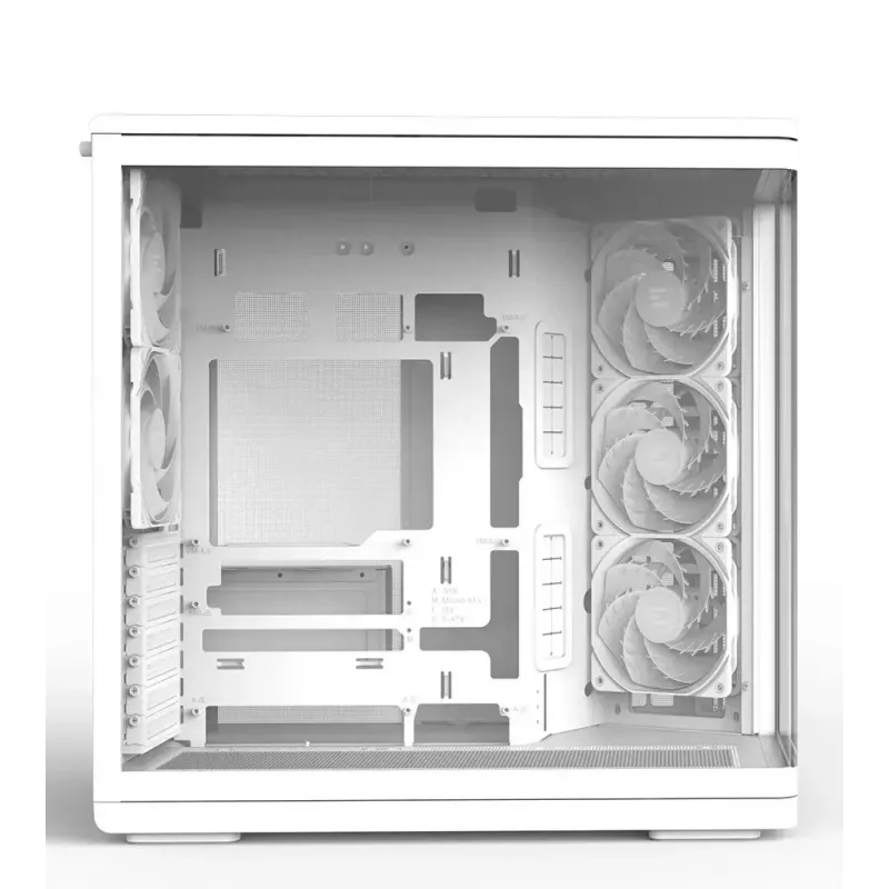 PC-Gehäuse ZALMAN P60 Mid-Tower mit 5x ARGB-Lüftern, weiß