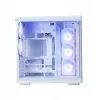 PC-Gehäuse ZALMAN P60 Mid-Tower mit 5x ARGB-Lüftern, weiß