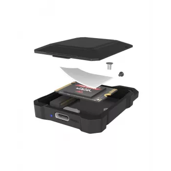 M.2 NVMe SSD-Gehäuse icybox IB-1601MP-CU31 USB 3.2 Gen 2 Type-C 10 Gbps