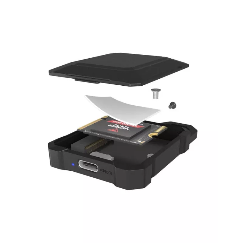 M.2 NVMe SSD-Gehäuse icybox IB-1601MP-CU31 USB 3.2 Gen 2 Type-C 10 Gbps