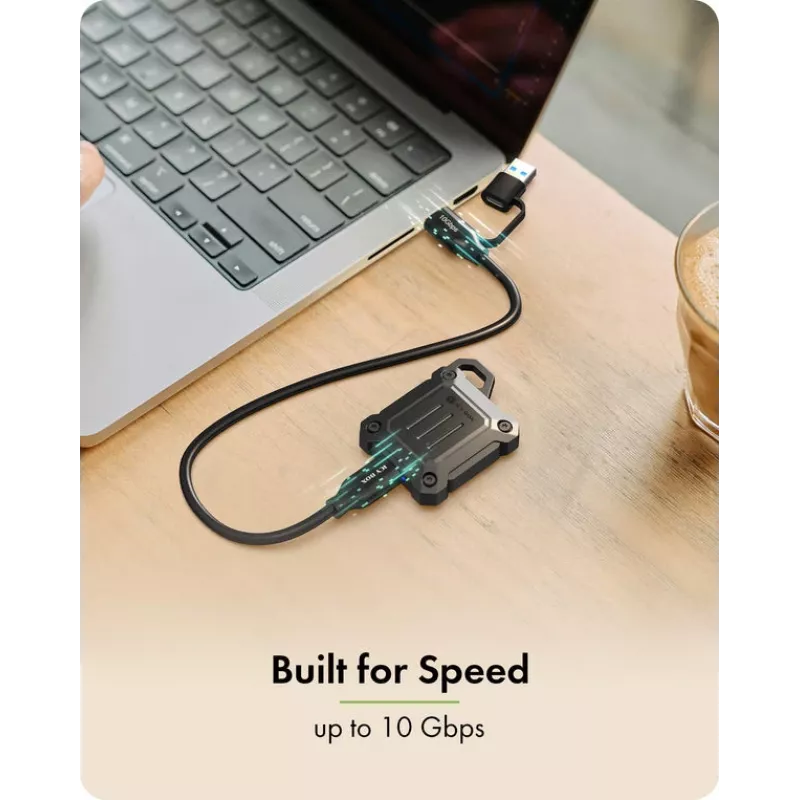 M.2 NVMe SSD-Gehäuse icybox IB-1601MP-CU31 USB 3.2 Gen 2 Type-C 10 Gbps