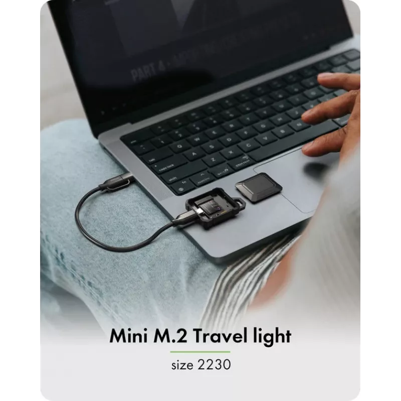 M.2 NVMe SSD-Gehäuse icybox IB-1601MP-CU31 USB 3.2 Gen 2 Type-C 10 Gbps
