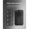 ICY BOX IB-RD3720-CU3 HDD/SSD-Gehäuse Schwarz 2,5/3,5 Zoll