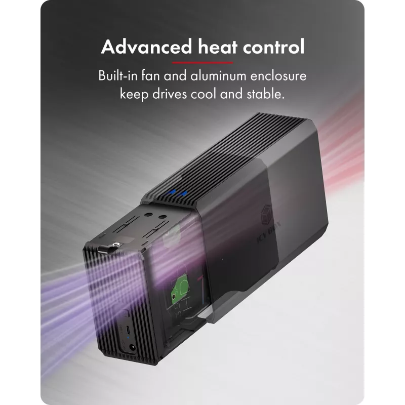 ICY BOX IB-RD3720-CU3 HDD/SSD-Gehäuse Schwarz 2,5/3,5 Zoll