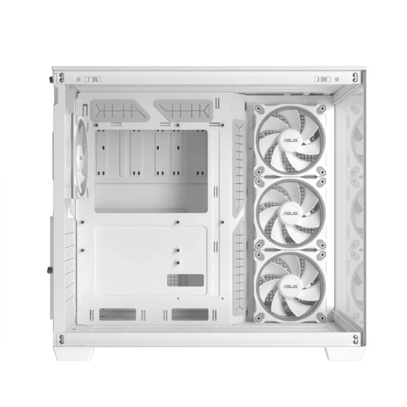 PC-Gehäuse ASUS A32 PLUS/WT/TG/ARGB Mid Tower, weiß, ATX, gehärtetes Glas, ARGB, USB-C, unterstützt GPUs bis 420 mm