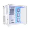 PC-Gehäuse ASUS A32 PLUS/WT/TG/ARGB Mid Tower, weiß, ATX, gehärtetes Glas, ARGB, USB-C, unterstützt GPUs bis 420 mm