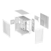 PC-Gehäuse ASUS A32 PLUS/WT/TG/ARGB Mid Tower, weiß, ATX, gehärtetes Glas, ARGB, USB-C, unterstützt GPUs bis 420 mm