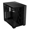 PC-Gehäuse ASUS A32 PLUS ATX, schwarz — gehärtetes Glas, RGB-Lüfter, USB-C, unterstützt ATX/Micro-ATX/Mini-ITX