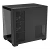 PC-Gehäuse ASUS A32 PLUS ATX, schwarz — gehärtetes Glas, RGB-Lüfter, USB-C, unterstützt ATX/Micro-ATX/Mini-ITX