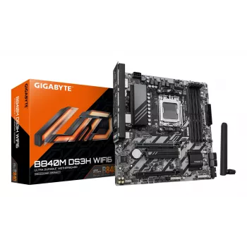 Motherboard GIGABYTE B840M DS3H WIFI6, AMD B840, Sockel AM5, Micro ATX