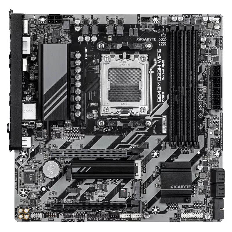 Motherboard GIGABYTE B840M DS3H WIFI6, AMD B840, Sockel AM5, Micro ATX