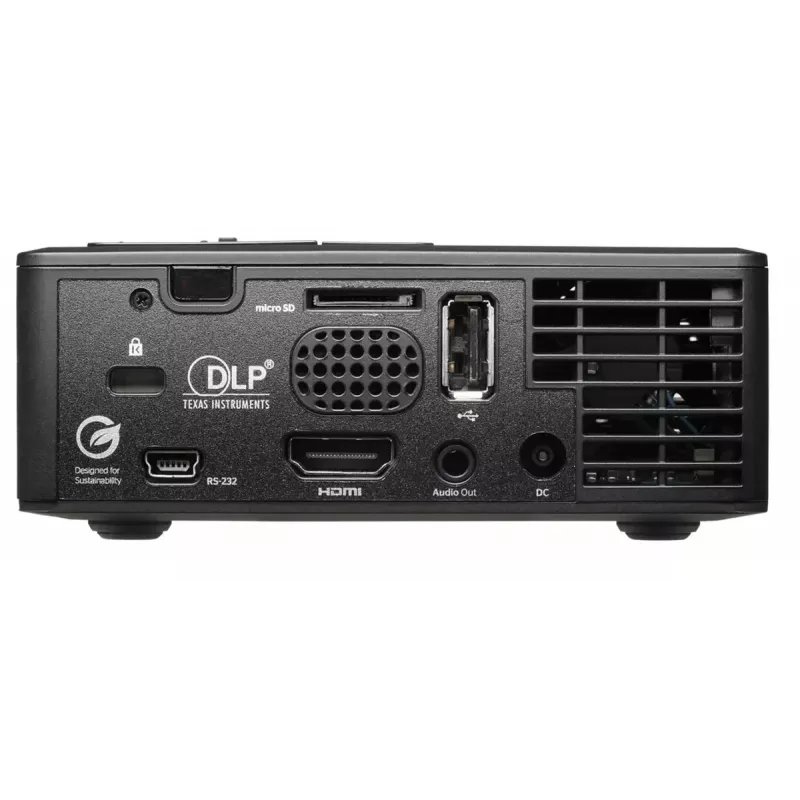Projektor OPTOMA ML750i LED DLP WXGA 450 ANSI lm, Wurfverhältnis 1,5:1, feste Brennweite, 3D, schwarz