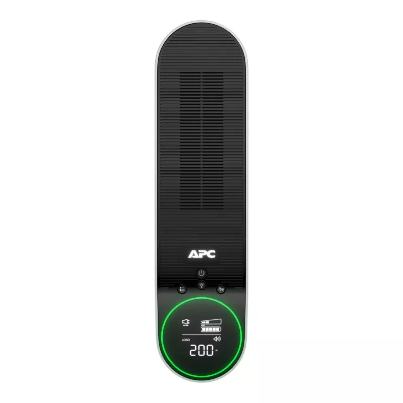 APC Back-UPS Pro, 2200VA/1320W, Tower, 230V, 4x Schuko- und 2x IEC C13-Ausgänge, RGB-Beleuchtung, reine Sinuswelle, Arctic (Weiß)