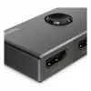 HAMA 8K HDMI Bidirektionaler Umschalter — 1 Eingang auf 2 Ausgänge / 2 Eingänge auf 1 Ausgang, Modell 00205324