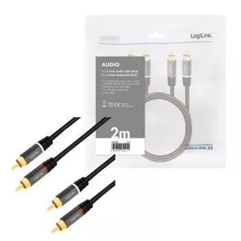 Audiokabel 2m LogiLink CA1204