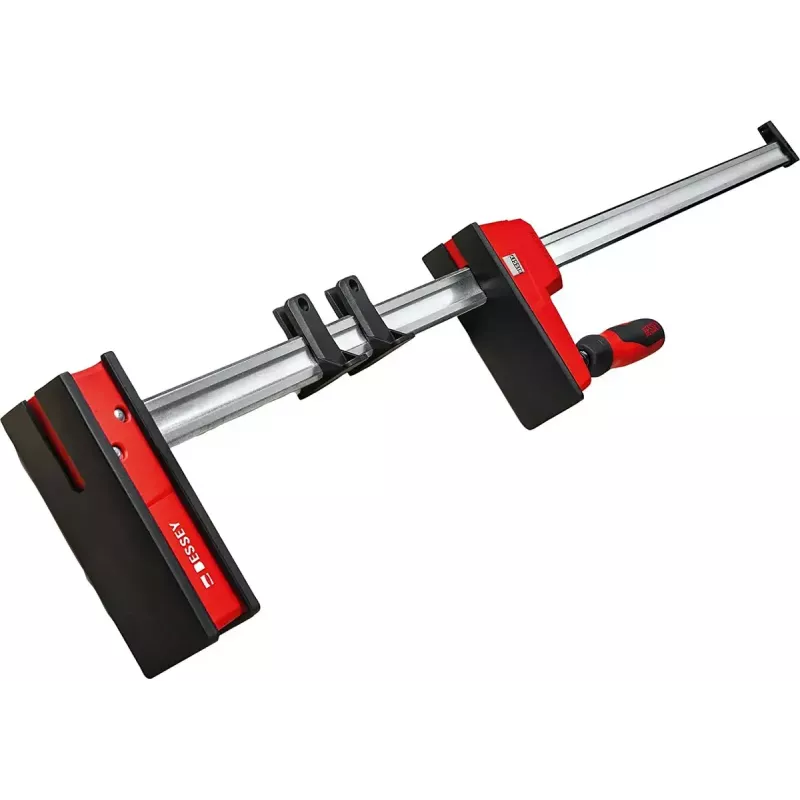 Bessey Korpuszwinge REVO KRE 1250/95 (Modell KRE125-2K) - verstellbare 1250 mm Schiene, 95 mm Ausladung