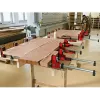 Bessey Korpuszwinge REVO KRE 1250/95 (Modell KRE125-2K) - verstellbare 1250 mm Schiene, 95 mm Ausladung