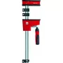 Bessey Korpuszwinge REVO KRE 1250/95 (Modell KRE125-2K) - verstellbare 1250 mm Schiene, 95 mm Ausladung