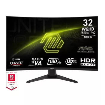 MSI MAG 325CQF Computer Monitor 80 cm (31,5 Zoll) 2560 x 1440 Pixel Wide Quad HD Schwarz