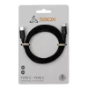 SBOX KABEL USB TYP C -> USB TYP C M/M 1M Schwarz 60W