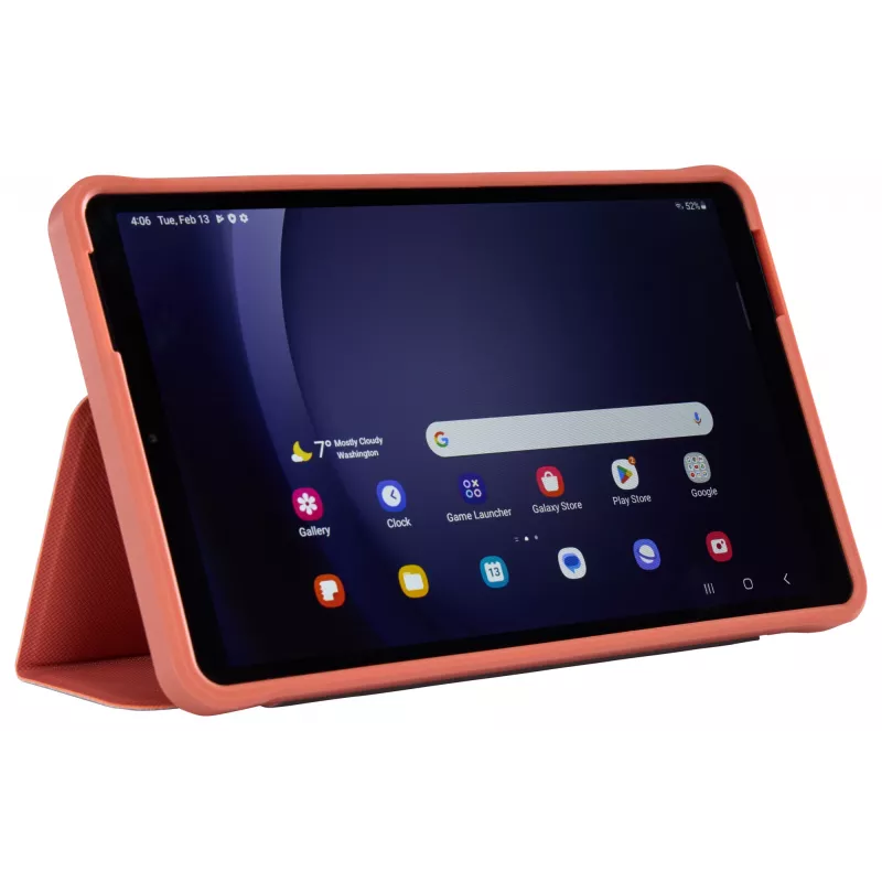 Case Logic SnapView CSGE2196 Sienna Rot, Hülle, Samsung, Galaxy Tab A9 8.7 Zoll, 22,1 cm (8.7 Zoll), 200 g