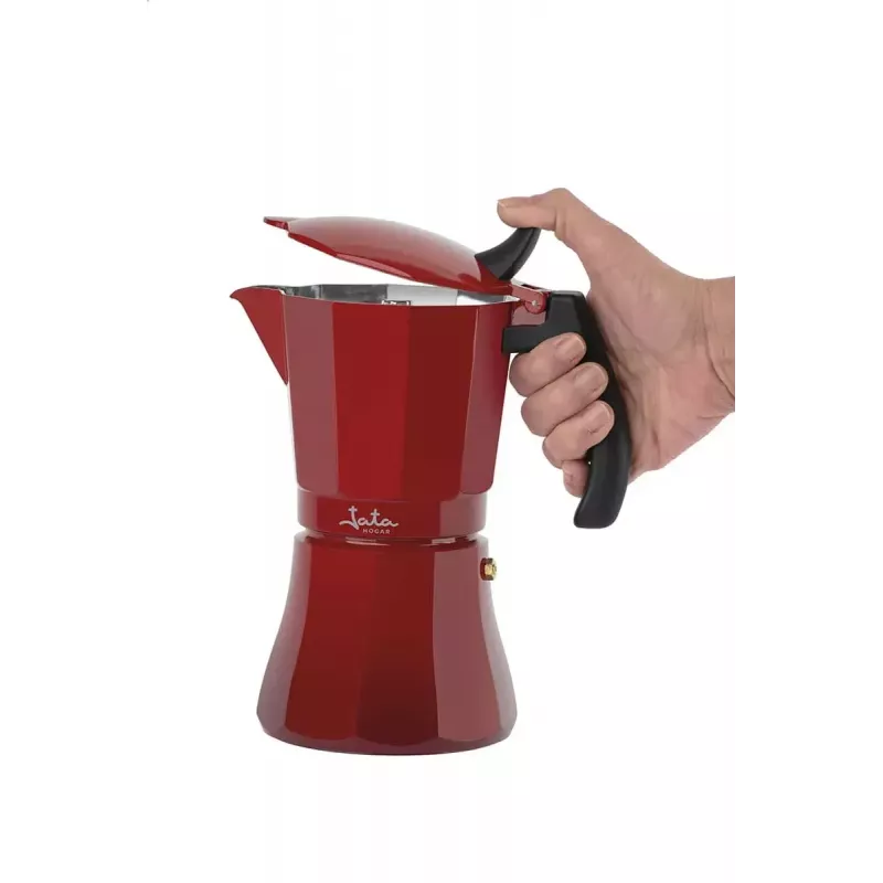 Kaffeekanne Jata HCAF2006 Aluminium Rot