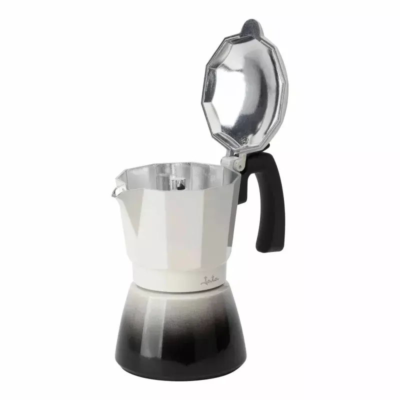 Moka-Kanne Jata HCAF2412 0,7 l Schwarz Weiß 108 mm Breite 1 Stk.