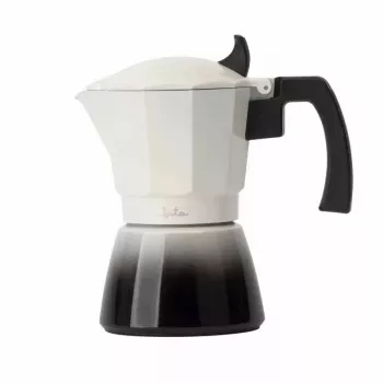 Moka-Kanne Jata HCAF2412 0,7 l Schwarz Weiß 108 mm Breite 1 Stk.