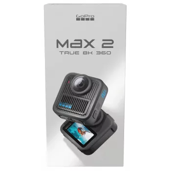 Actionkamera GoPro MAX 2 – 29,5 MP, 8K Ultra HD Video bei 100 fps, GPS, Wi‑Fi, integriertes LCD