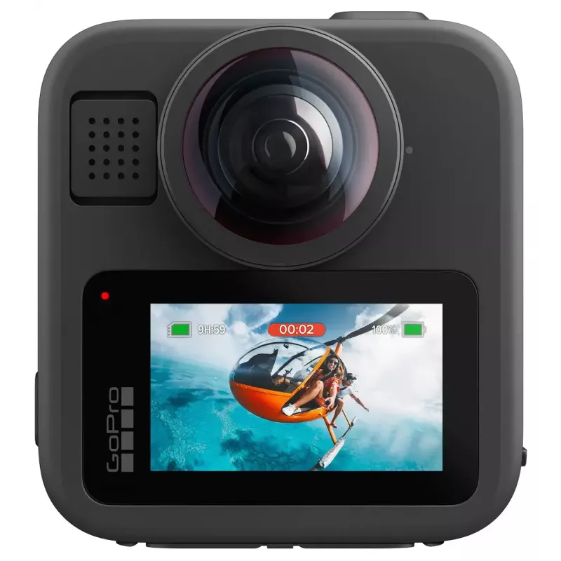 Actionkamera GoPro MAX 2 – 29,5 MP, 8K Ultra HD Video bei 100 fps, GPS, Wi‑Fi, integriertes LCD